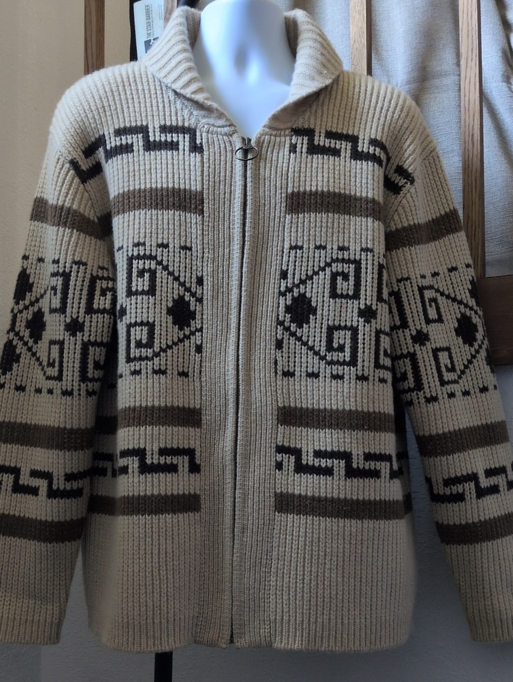✨Pendleton "The Original Westerley" The Dude Big Lebowski cardigan Size XL - Picture 2 of 8